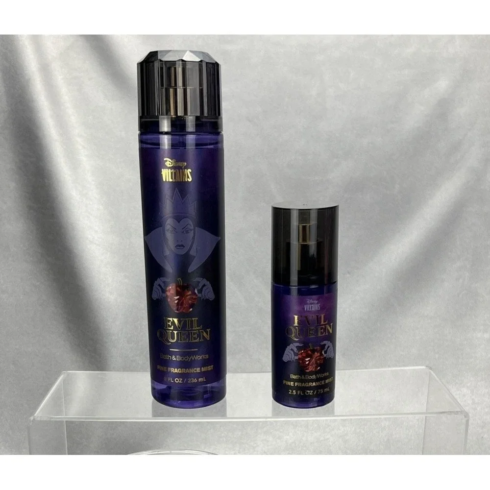 Set 2 Bath & Body Works DISNEY Villians EVIL QUEEN Fine Fragrance MIST Spray NEW